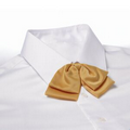 Vegas Gold Adjustable Band Polyester Satin Floppy Bow Tie